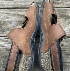 Ecco Cosmo Brown Nubuck Leather Cork Slingback San Ecco Men main image 3